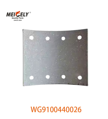 Lớp lót phanh WG9100440026 Đối với xe tải hạng nặng SINOTRUK HOWO WG9100440028
