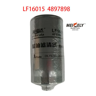 LF16015 Lọc dầu xe tải cho Fleetguard Cum-mins Daf với giấy lọc + cấu trúc sắt kích thước tiêu chuẩn OEM