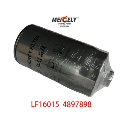 LF16015 Lọc dầu xe tải cho Fleetguard Cum-mins Daf với giấy lọc + cấu trúc sắt kích thước tiêu chuẩn OEM