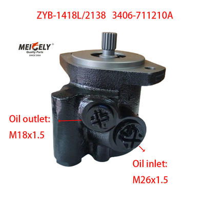 ZYB-1418L/2138 Máy bơm lái phụ cho xe tải hạng nặng Hongyan