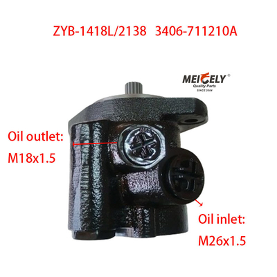 ZYB-1418L/2138 Máy bơm lái phụ cho xe tải hạng nặng Hongyan