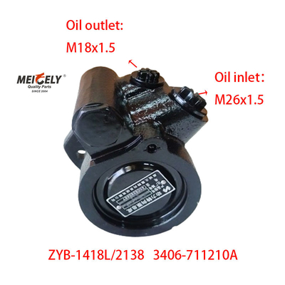 ZYB-1418L/2138 Máy bơm lái phụ cho xe tải hạng nặng Hongyan