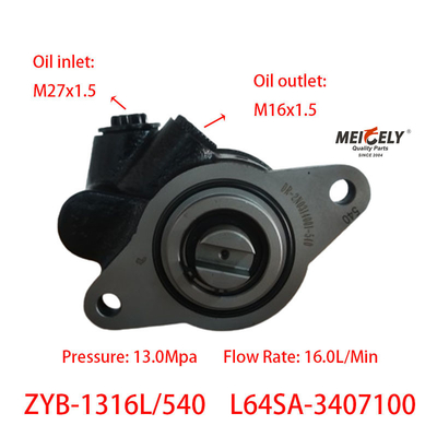 Máy bơm điều khiển động cơ ZYB-1316L/540 cho động cơ Chaochai 6102