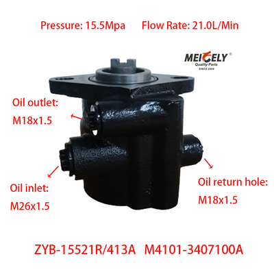 Động cơ Yuchai 6M Stock M4101-3407100A Máy bơm lái Yuchai Series