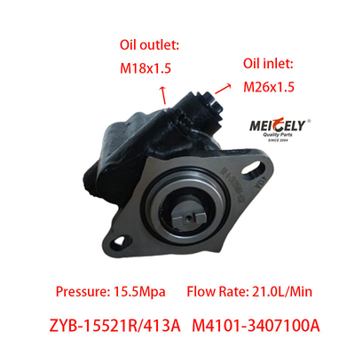 Động cơ Yuchai 6M Stock M4101-3407100A Máy bơm lái Yuchai Series