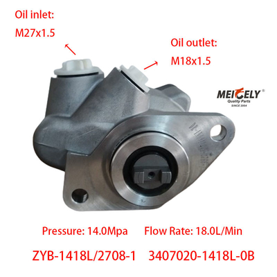 Máy bơm tay lái động cơ OEM 3407020-1418L-0B cho xe tải châu Âu