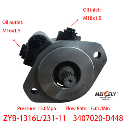 Các bộ phận động cơ ZYB-1316L/231-11 Weichai Deutz máy bơm tay lái