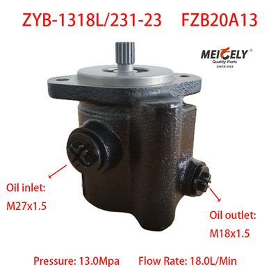 Dandong Huanghai Yutong ZYB-1318L/231-23 Máy bơm điều khiển điện