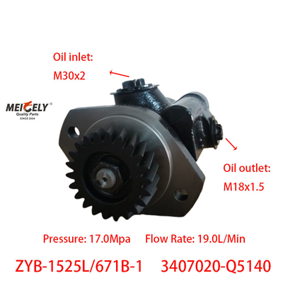 Máy bơm lái ZYB-1525L/671B-1 Xichai FAW Qingdao 3407020-Q5140