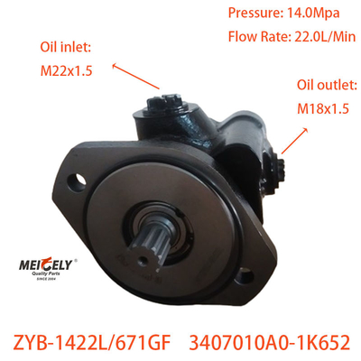 Máy bơm tay lái điện cho động cơ diesel Cummins ISDE ZYB-1422L/671GF