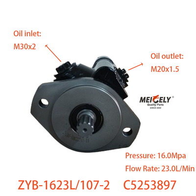 Máy bơm tay lái điện C5253897 Phân bộ xe tải cho động cơ CUMMINS 6CT