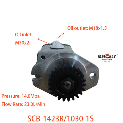 Máy bơm tay lái điện SCB-1423R/1030-1S cho trục trước kép Jiefang J6