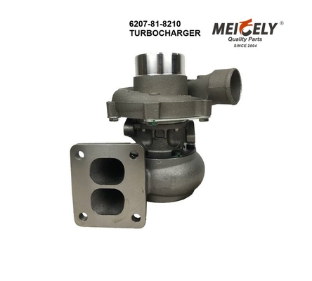 Máy tăng áp T04B59 6207-81-8210 Cho máy đào Komatsu PC200-5 Với động cơ S6D95
