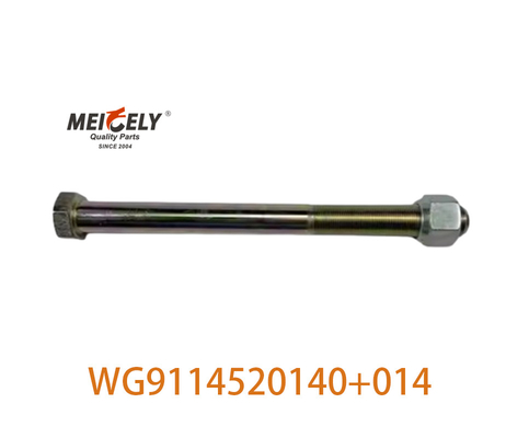 Nguồn gốc WG9114520140+014 Ứng dụng cho HOWO Đĩa thép phía trước Trung tâm Bolt