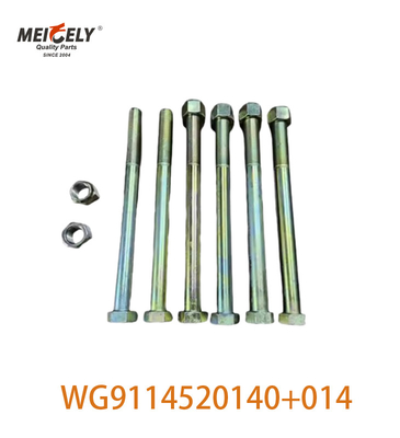 Nguồn gốc WG9114520140+014 Ứng dụng cho HOWO Đĩa thép phía trước Trung tâm Bolt