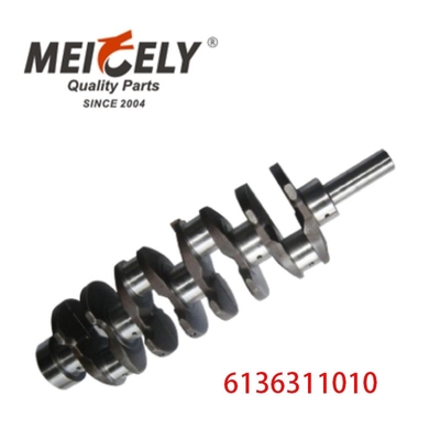 6136-31-1010 HFC1040 Crankshaft động cơ cho máy đào Komatsu