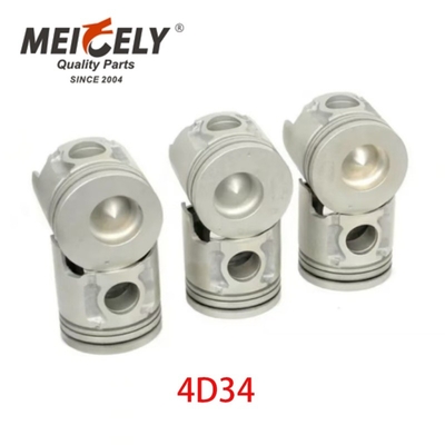 4D34 Bộ phận động cơ máy đào piston cho động cơ Mitsubishi ME018277