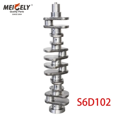 S4D102 S6D102 S6D107 S6D125 Thép rèn đúc Crankshaft cho máy đào