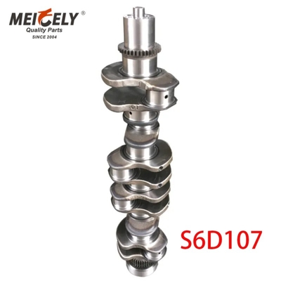S4D102 S6D102 S6D107 S6D125 Thép rèn đúc Crankshaft cho máy đào