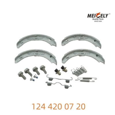 124 420 07 20 OEM bộ giày phanh đậu xe cho Mercedes-Benz