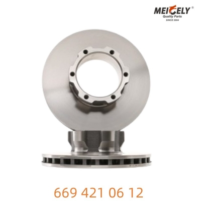Thép rèn 669 421 06 12 đĩa phanh Sức mạnh không có đối thủ cho Mercedes-Benz