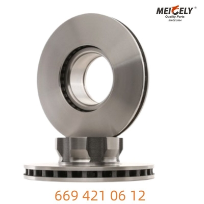 Thép rèn 669 421 06 12 đĩa phanh Sức mạnh không có đối thủ cho Mercedes-Benz