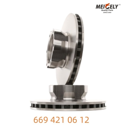 Thép rèn 669 421 06 12 đĩa phanh Sức mạnh không có đối thủ cho Mercedes-Benz