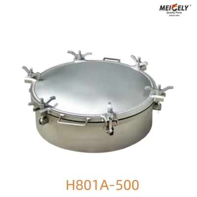 Lớp hàn loại thép không gỉ H801A-500 nắp lỗ ống dẫn cho xe tăng