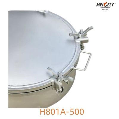 Lớp hàn loại thép không gỉ H801A-500 nắp lỗ ống dẫn cho xe tăng
