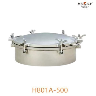 Lớp hàn loại thép không gỉ H801A-500 nắp lỗ ống dẫn cho xe tăng