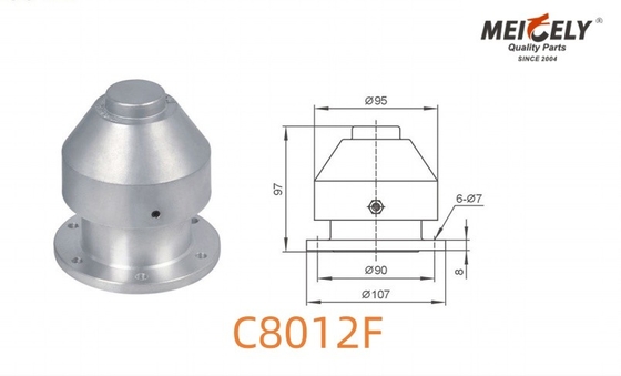 C8012F Ventil thoát nước loại vòm bên ngoài thép không gỉ Ventil thoát nước PV