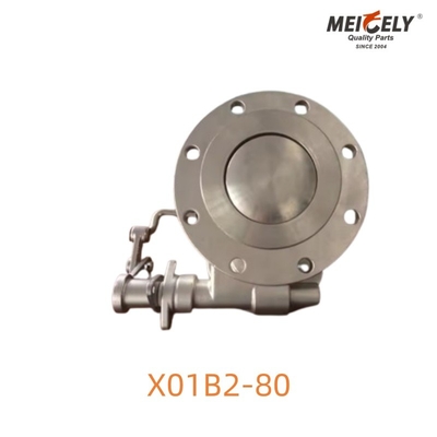 X01B2-80 Valve chân dòng chảy sạch Giải pháp siêu vệ sinh cho hoạt động xe tăng