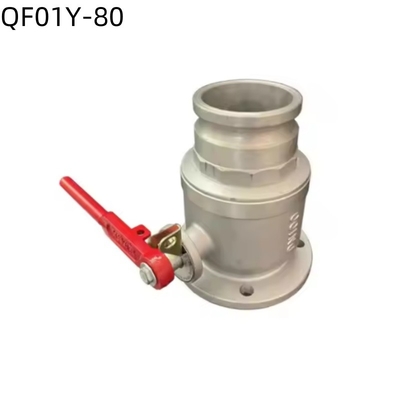 Một chiều / Ba chiều van bóng vít QF01Y-80 DN80 cho xe tải bể nước