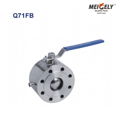 Ventil bóng loại áo khoác hơi nước hợp kim nhôm Sandwish Valve bóng cho xe tải bể nước