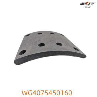 WG4075450160 Howo Pad phanh Vật liệu ma sát đáng tin cậy cho sức mạnh dừng tối ưu