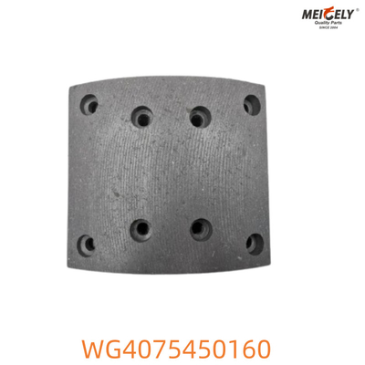 WG4075450160 Howo Pad phanh Vật liệu ma sát đáng tin cậy cho sức mạnh dừng tối ưu
