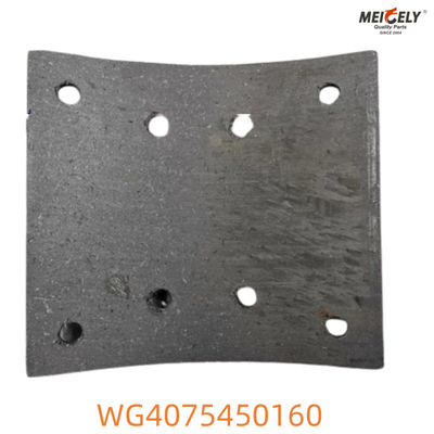 WG4075450160 Howo Pad phanh Vật liệu ma sát đáng tin cậy cho sức mạnh dừng tối ưu