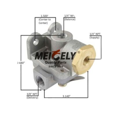 Van giải phóng nhanh phanh không khí đáng tin cậy WA289714 - Lý tưởng cho VOL-VO