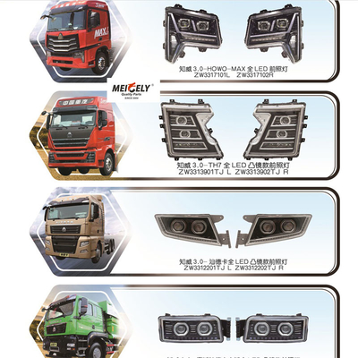 Bộ đèn pha LED đầy đủ 92101-Y4010XH cho Sinotruck HOWO MAX