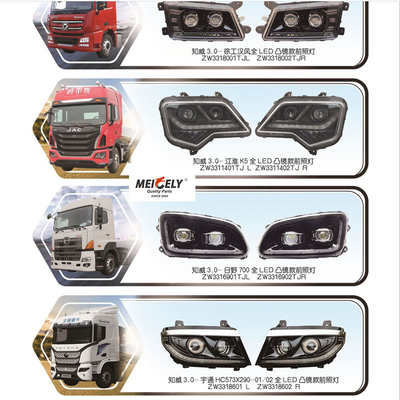 Đèn đèn pha Full LED mới cho xe tải hạng nặng JAC K5 Hino 700 Yutong